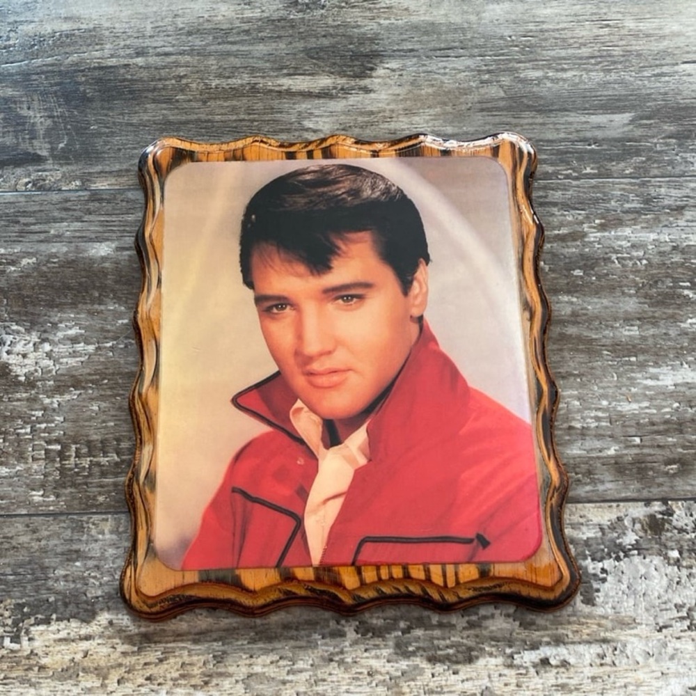 Elvis Presley Picture Plaque Wall Display